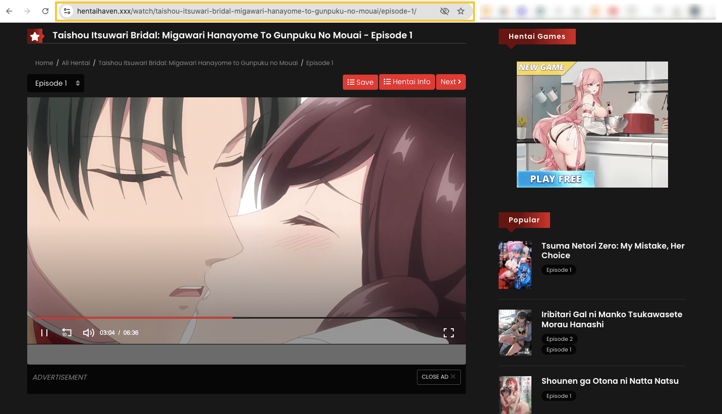 preuzimanje videa s Hentai Haven